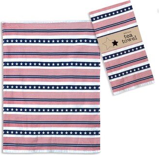 Farmhouse Americana Kitchen Towel Patriotic Towel