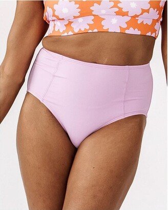 Lime Ricki Swimwear Lime Ricki Women's Lilac High-Waist Bottom - 2X