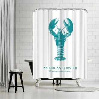 71 x 74 Shower Curtain, Lobster by Samantha Ranlet