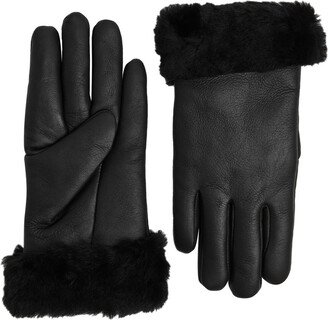 Louisa Shearling-lined Leather Gloves