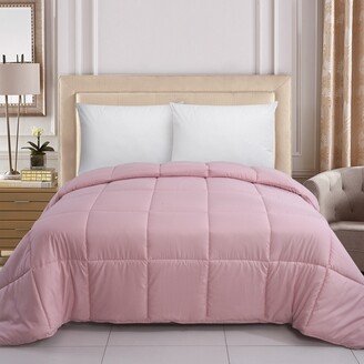 Luxury Microfiber Down Alternative Comforter, Antique Rose