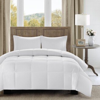 Westport 300 Thread Count Cotton Percale Luxury Down Alternative Comforter