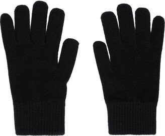 Black Embroidered Gloves-AB