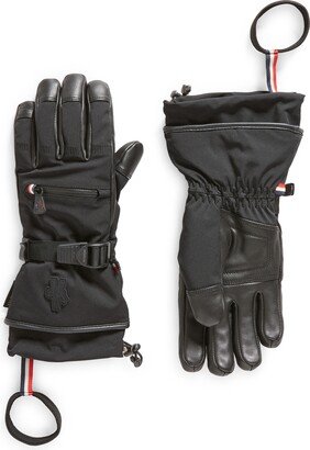 Leather Trim Ski Gloves