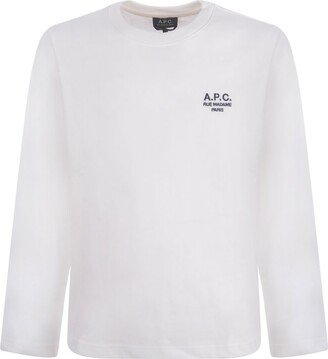 Logo Printed Long-Sleeved T-Shirt-AG