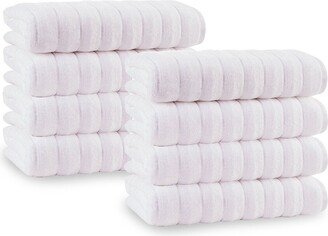 8-Piece Turkish Cotton Wash Towel Set