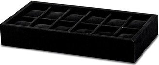 Curata Black Faux Suede 12 Watch Tray to Fit Jjg1112 Jjg1133 Jjg1180 Jjg2000 Includes 2 Stop Bars For Box