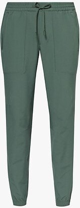 Mens Dark Forest/dark Forest License To Train Tapered-leg tretch Recycled-polyester Jogging Bottoms