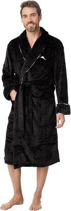 Shawl Collar Robe (Black) Men's Robe