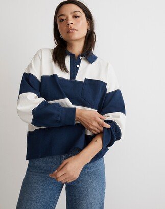 Striped Rugby Polo Shirt
