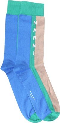 Logo Intarsia Socks-AV