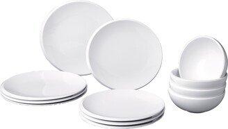 New Moon 12 Piece Dinnerware Set, Service For 4