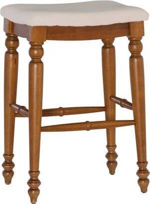 Marino Backless Padded Seat Barstool Wood