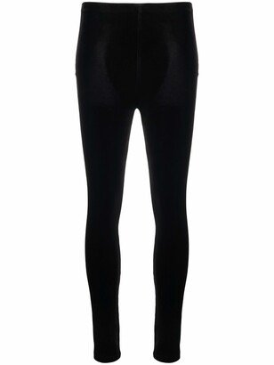 x Lia Aram velvet skinny trousers