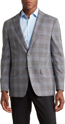 Conrad Plaid Two Button Notch Lapel Sport Coat