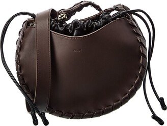 Mate Small Leather Hobo Bag-AG