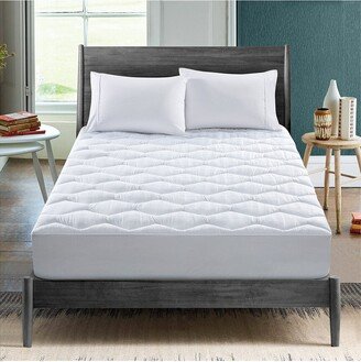 Breathable Honeycomb Quilted Fitted Mattress Pad