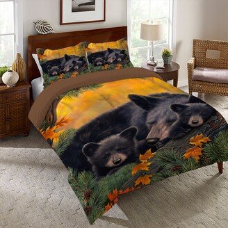 Warm Cozy Bears Twin Comforter Set