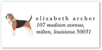 Address Labels: Beagle Dog Love Address Label, White, Address Label, Matte