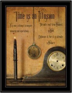 Time Is An Illusion By Billy Jacobs Ready To Hang Framed Print Collection