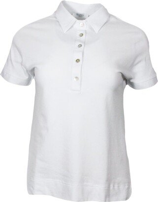 Barba Napoli Short-sleeved Polo Shirt In Soft Stretch Piqué Cotton With Shirt Collar And Button Closure