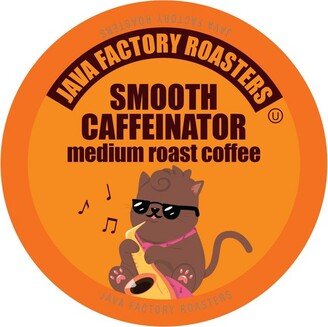 Java Factory Medium Roast Coffee Pods,Keurig K Cup compatible,Smooth Caffeinator,80 Count