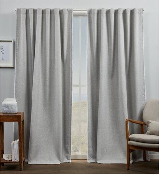 Curtains Marabel Lined Blackout Hidden Tab Top Curtain Panel Pair, 54