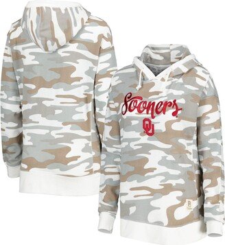 Women's Pressbox Camo Oklahoma Sooners San Pablo Pullover Hoodie