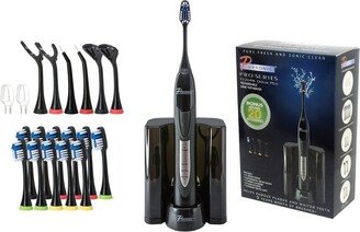 Black Rechargeable Electric Toothbrush with Bonus Value Pack