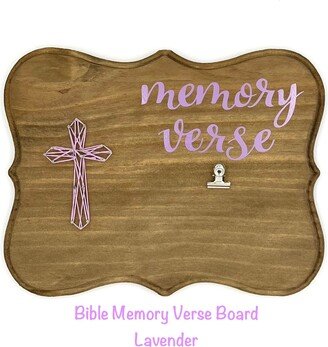 Bible Memory Verse Boards/Scripture Memory Verse Board/Awana/Bsf/Religious Gift/Confirmation/Baptism/Faith Gift/Women/Girl/Mother's Day Gift