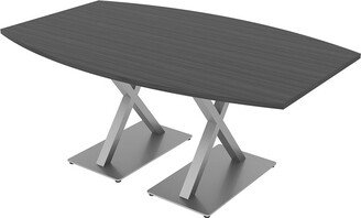 Skutchi Designs, Inc. 6 Person Boat Conference Table with X Bases Data And Electric Unit
