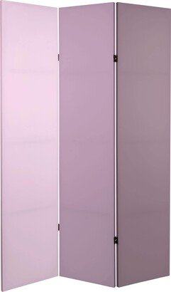 6 ft. Tall Double Sided Lilac Palette Canvas Room Divider
