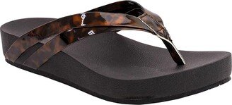 Revitalign Sandy Seas Flip-Flop (Tortoise) Women's Shoes