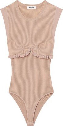 Ribbed knit bodysuit