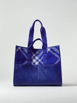 bag in wool with jacquard check pattern