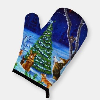 Corgi Christmas Peace Oven Mitt 7304OVMT