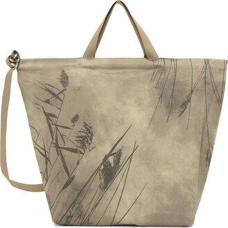 Khaki Print Tote