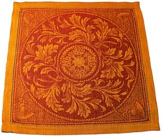 Linen Renaissance Napkins - Warm Sienna and Saffron - Set of 6