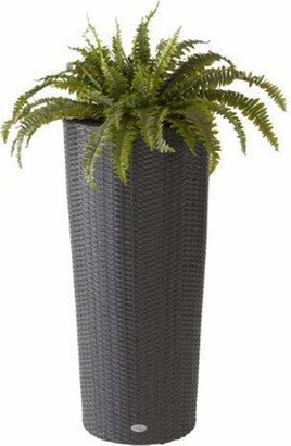 Dmc Products 78383 Vista Round Resin Wicker Planter 40-Inch