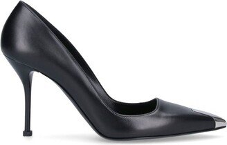 Punk Pointed-Toe Pumps