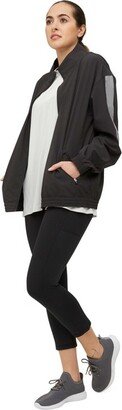 Summit Windbreaker, Athletic jacket For Women, Lightweight, Full Zip-Up, Womens Plus-Size Inclusive (XS-6X) Black Small