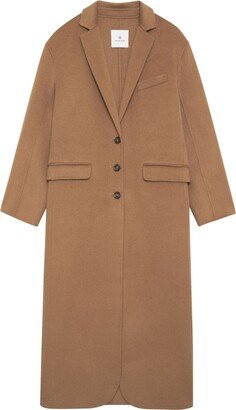 Quinn notched-lapels coat-AA