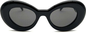 Cat-Eye Frame Sunglasses-BA