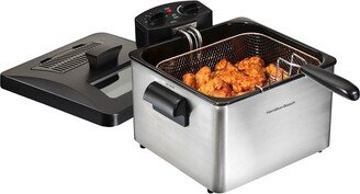 Triple Basket 2.9qt Deep Fryer - Stainless Steel 35034