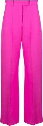 Straight-Leg Crepe Trousers-AA