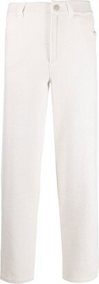 High-Rise Straight-Leg Trousers-AD