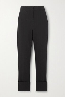 Sevres Cropped Jersey Pants - Black