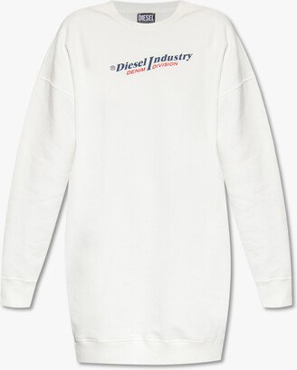 'D-ROBBIE-IND' Long Sweatshirt - White