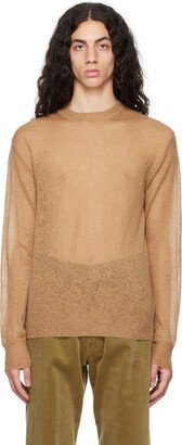 Tan Crewneck Sweater-AD