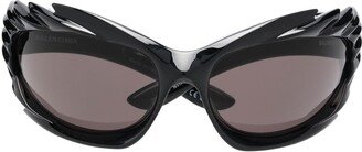 Balenciaga Eyewear Extreme logo-decal sunglasses